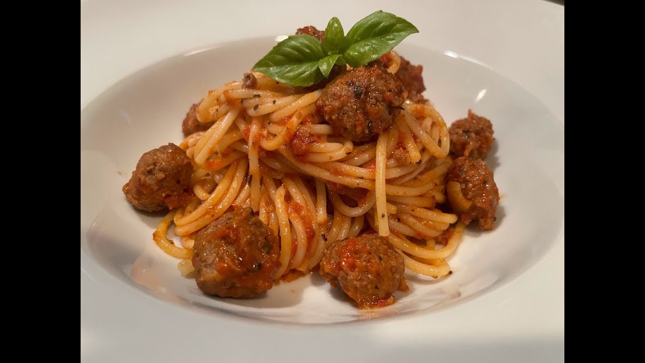 Mini Meatballs & Spaghetti YouTube