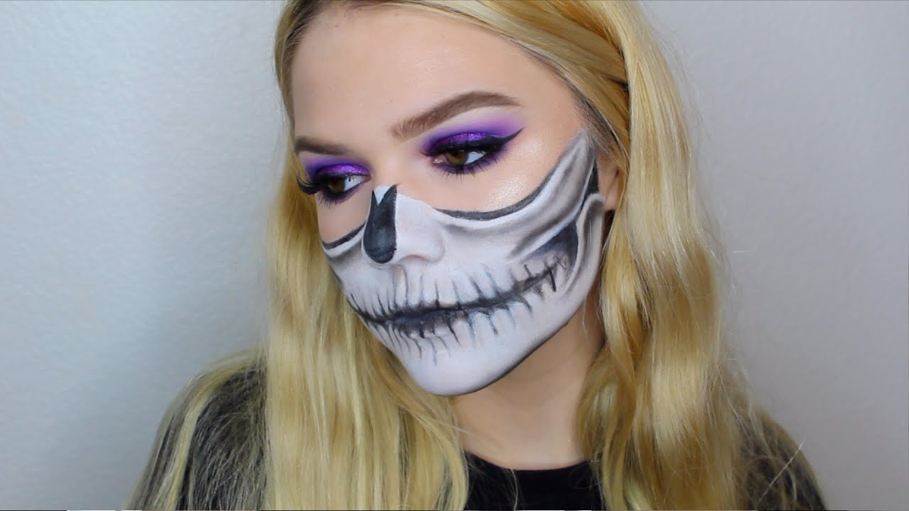 GLAM SKULL | halloween makeup tutorial