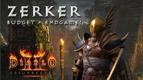 Mighty Rampage Barbarian! Budget Build for Ladder Start & Endgame [Diablo 2 Resurrected Character...