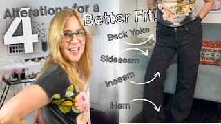 Fitting Jeans - 4 Key Alterations
