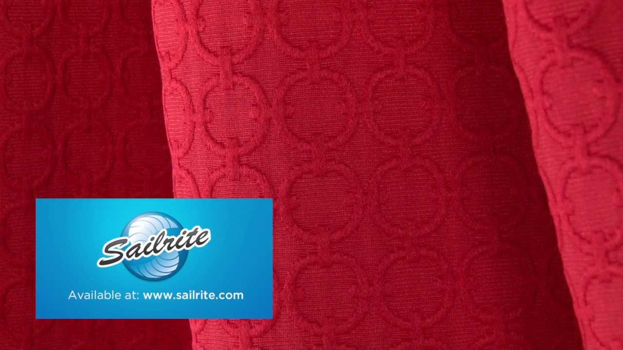 Video of P/K Lifestyles Full Circle Red Buoy Fabric 