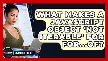 What Makes A JavaScript Object 