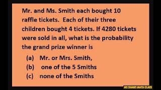 Find the probability of grand prize winner given family buys 10 raffle tickets