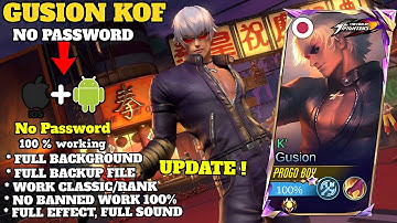 NEW! Script Skin Gusion KOF - K