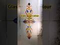 how to glass design colour work||#glassartzainul #colourglassdesign #glass #glasscutting