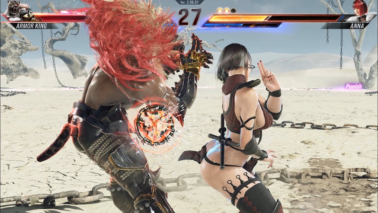 Косплей Армор Кинга против Анны МК! Tekken8 Ryona