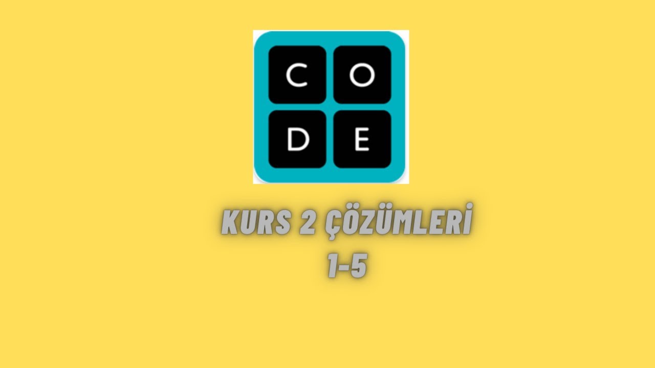 CODE.ORG KURS 2 ÇÖZÜMLERİ PART1 - YouTube