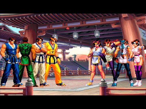 [KOF Mugen] Kim Kaphwan Team vs Yuri Sakazaki Team