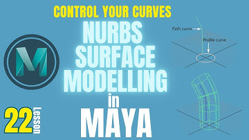 How to do NURBS Curve Modelling in Maya | Maya NURBS Modelling Tutorial
