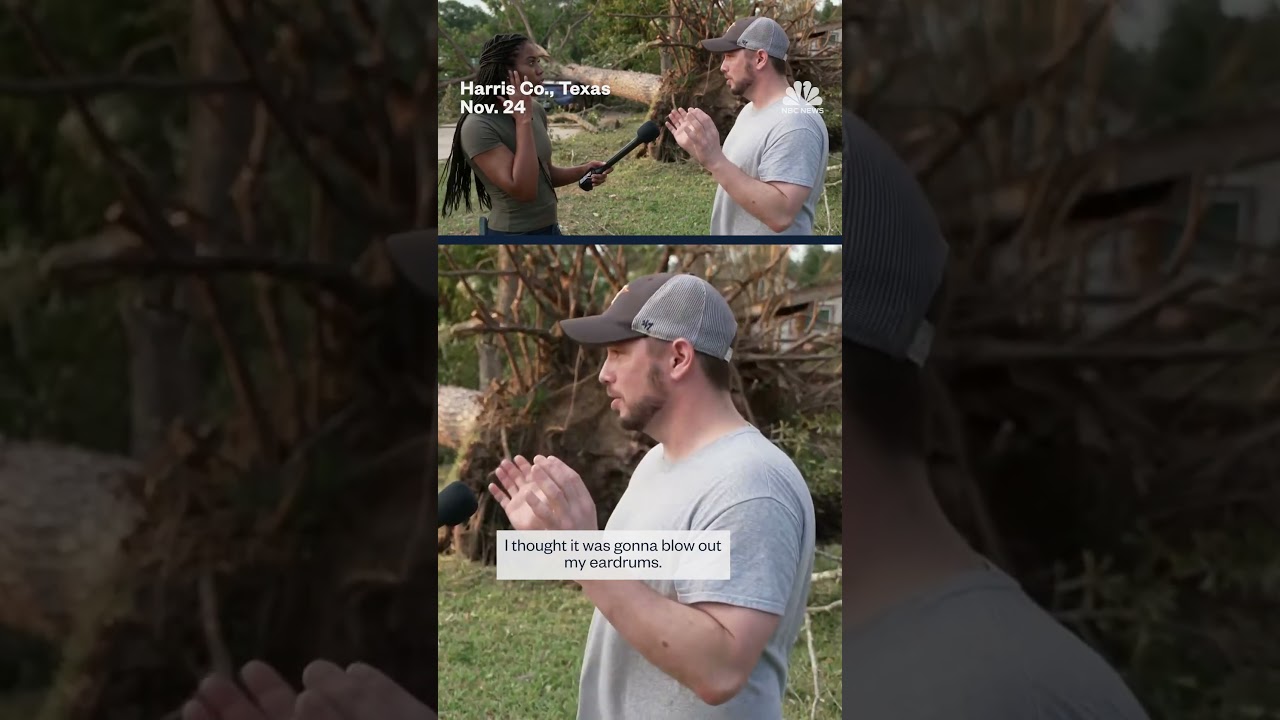 Likely tornado causes damage around Houston