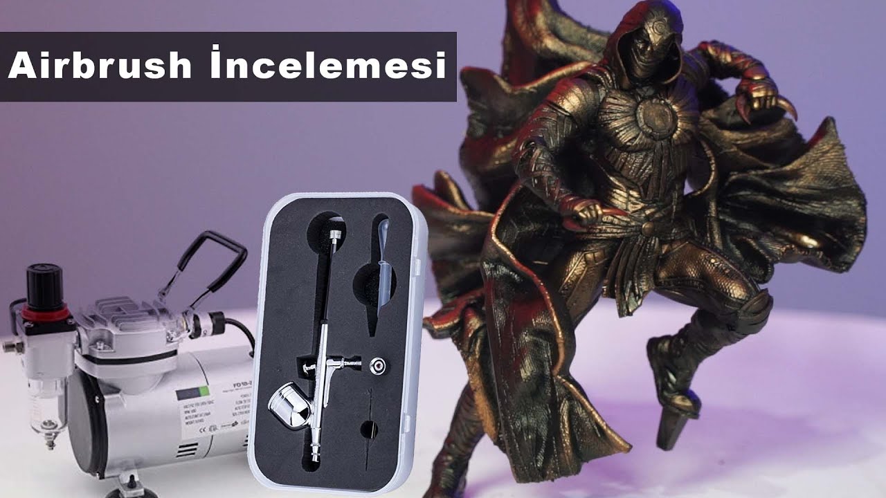Airbrush incelemesi (Airbrush Kit FD-18-2K)