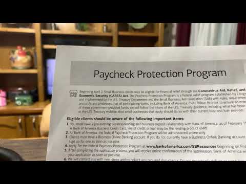 Bank Of America Paycheck Protection Program Website Has Form Page Access Problem