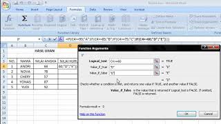 Video materi ms. excel - latihan 4.5 rumus if ganda
