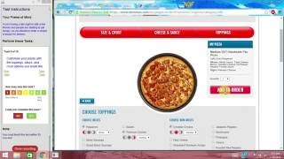 Domino's Pizza Website Usability Test Example screenshot 5