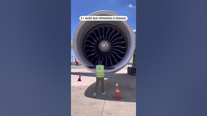 O MAIOR MOTOR DE AVIÃO QUE JÁ VI!