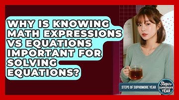 Why Is Knowing Math Expressions Vs Equations Important For Solving Equations?