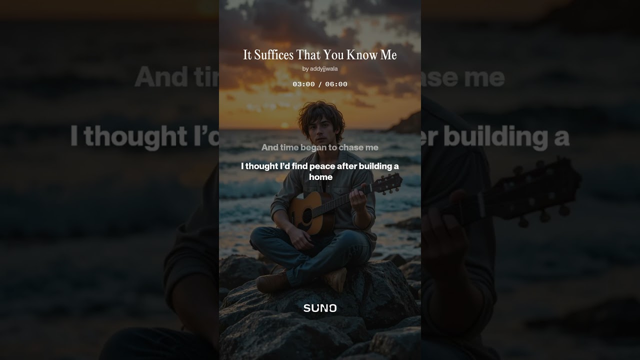 It Suffices That You Know Me