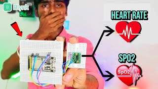 Interfacing MAX30100 with Esp32 | IOT Based Patient health Monitor | Pulse oximeter sensor Projects