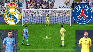 FIFA 23.RONALDO VS MESSI GOALKEPPER Real Madrid VS Psg PENALTY SHOUTOUT FIFA 23 GAMEPLAY