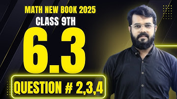 Class 9 Math Exercise 6.3 Question 2,3,4 | ex 6.3 Class q2, q3, q4 class 9th maths | Unit 6 Maths