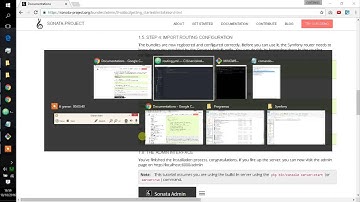 Symfony: Admin Bundle (Sonata Admin Bundle).