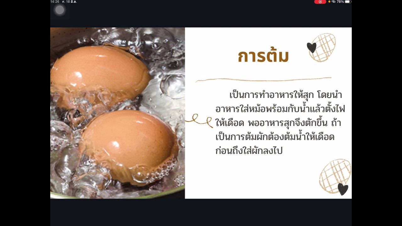 การประกอบอาหาร ม.1