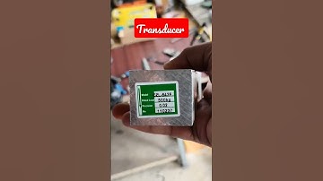 Transducer। Active and passive transducer