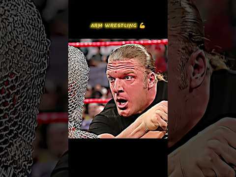 Triple h arm wrestling with scott steiner | arm wrestling 🔥🔥 #viral #trending #shorts