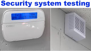 Security system testing