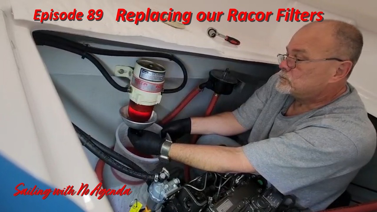 ⁣Episode 89 - Replacing our Racor Filters