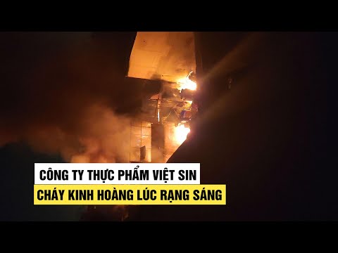 Video Kinh hoàng đám cháy thiêu rụi kho lạnh Công ty thực... - youtube