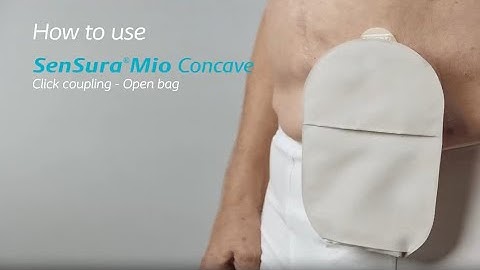 How to use SenSura Mio - Concave - Click Coupling - Open Bag