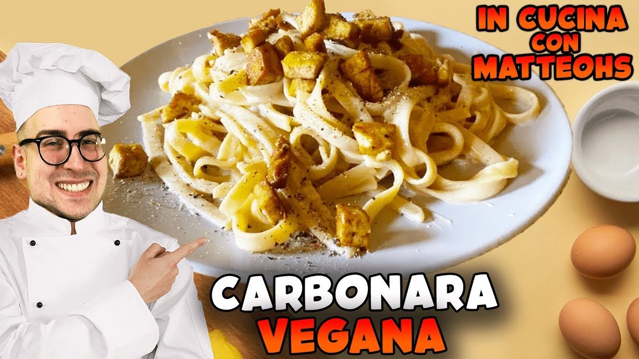 CARBONARA VEGANA ¦ IN CUCINA CON MATTEOHS