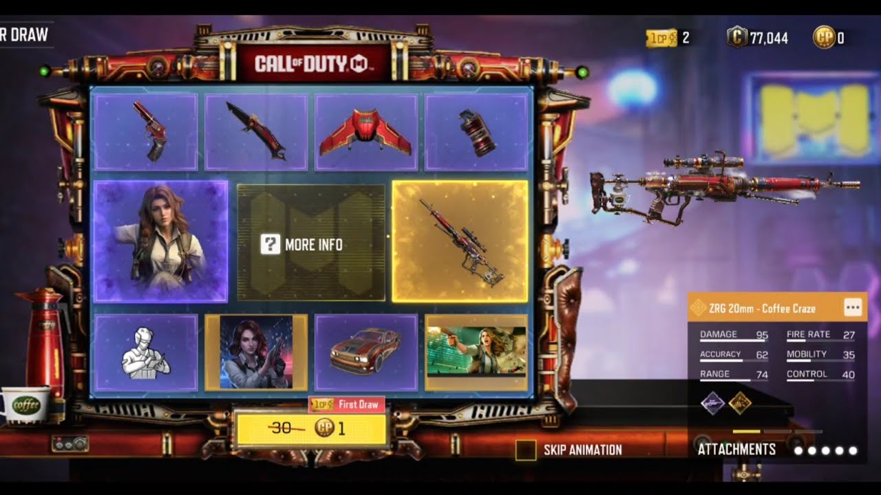 TOP SLUETH LUCKY DRAW LEGENDARY ZRG & ARTRY CODM S3 LEAKS 2024 COD MOBILE SEASON 3