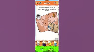 Braindom 2 level 6 Which country should he start searching his mother Walkthrough Solution