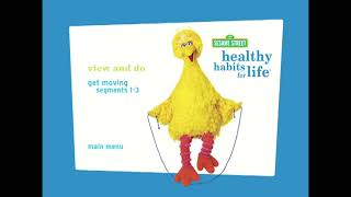 Get Healthy Now Show DVD Menu - Sesame Street The Get Healthy Now Show