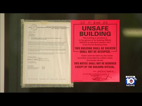 ‘Inhumane’: Fort Lauderdale condominium residents forced to evacuate 