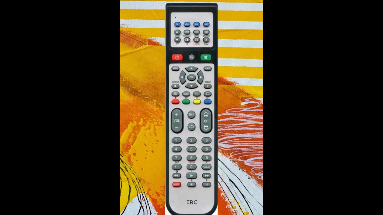 Программирование универсального пульта IRC - YouTube