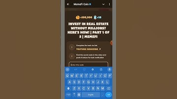 Invest in Real Estate Without Millions? Here’s How! | Part 1 of 5 | MemeFi | MemeFi Code |