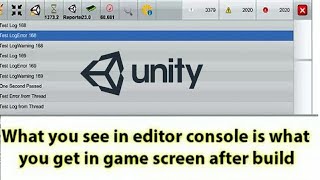 DEBUG YOUR Unity GAMES IN MOBILE & PC USING LOG VIEWER(Reporter) | Log Viewer | Integration