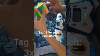 Tag 18 Versuch 3x3 Sub 25 #3x3 #rubikscube #cfop