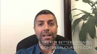 Tips for overcoming some common barriers to listening