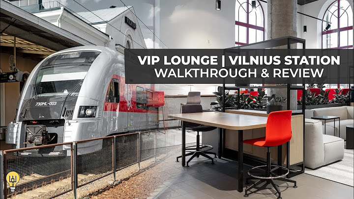 VIP Lounge Vilniaus geležinkelio stotyje apžvalga (LTG Link VIP salė)