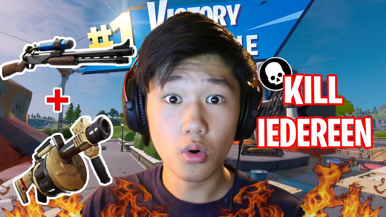 Met deze COMBO kan je IEDEREEN killen | Fortnite Solo Arena (Nederlands)