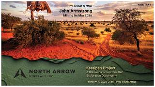 President and COO, John Armstrong Presenting on the Kraaipan Gold Project at Indaba 2026.