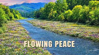1 Hour River Piano 💧🎹 4K Nature Sounds - Relaxing Music for Peace & Sleep