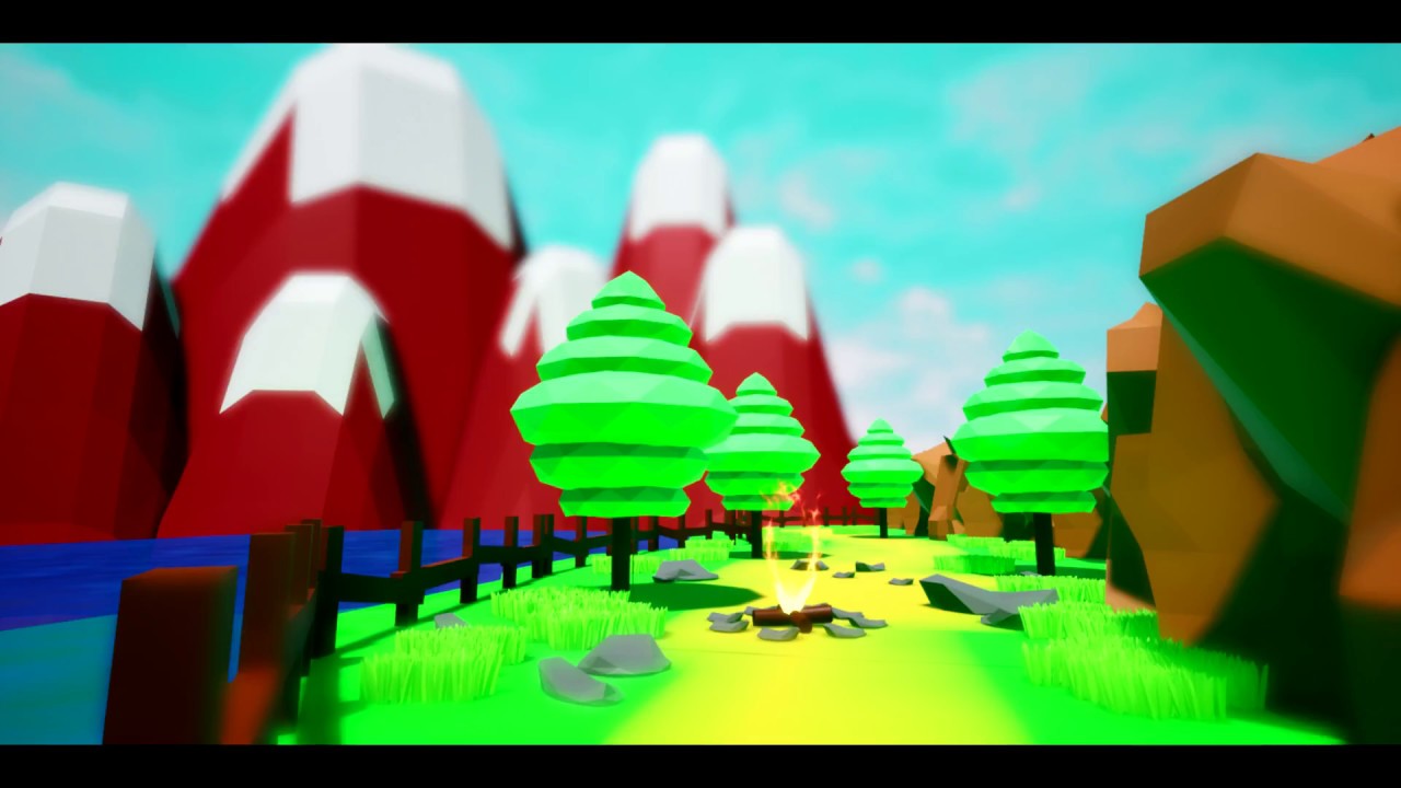 Unreal Engine 4.19.2 - Low Poly Riverwalk