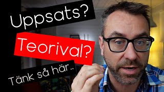 Uppsats? Så här väljer du teori!