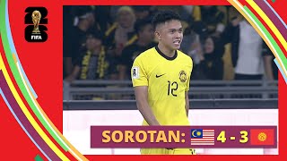 Sorotan Perlawanan: Malaysia 4-3 Republik Kyrgyz | Kelayakan Piala Dunia 2026 image