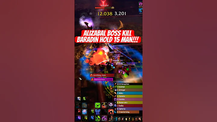 World of Warcraft Classic: ALIZABAL Boss Kill | Baradin Hold Raid Guide